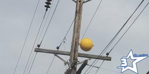 کاربرد توپ روی سیم برق